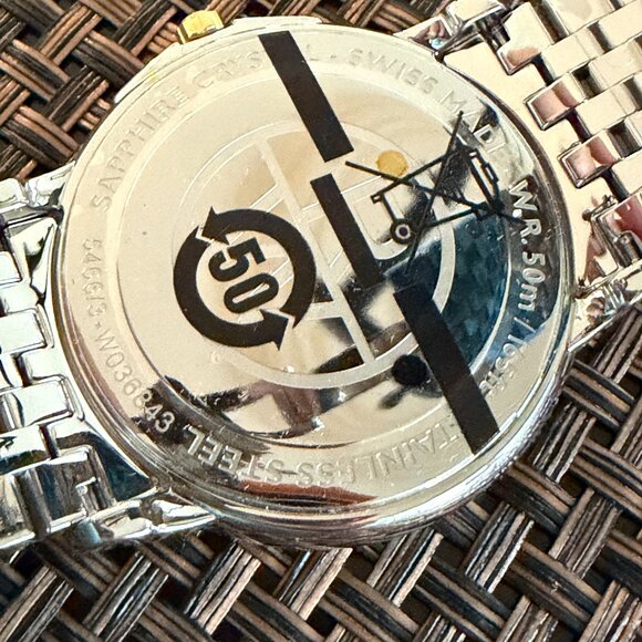 Raymond Weil Toccata Two-Tone Stainless Steel White Dial Date Quartz Mens Watch - Picture 3 of 3